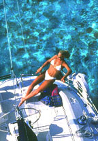 sunnning and sailing